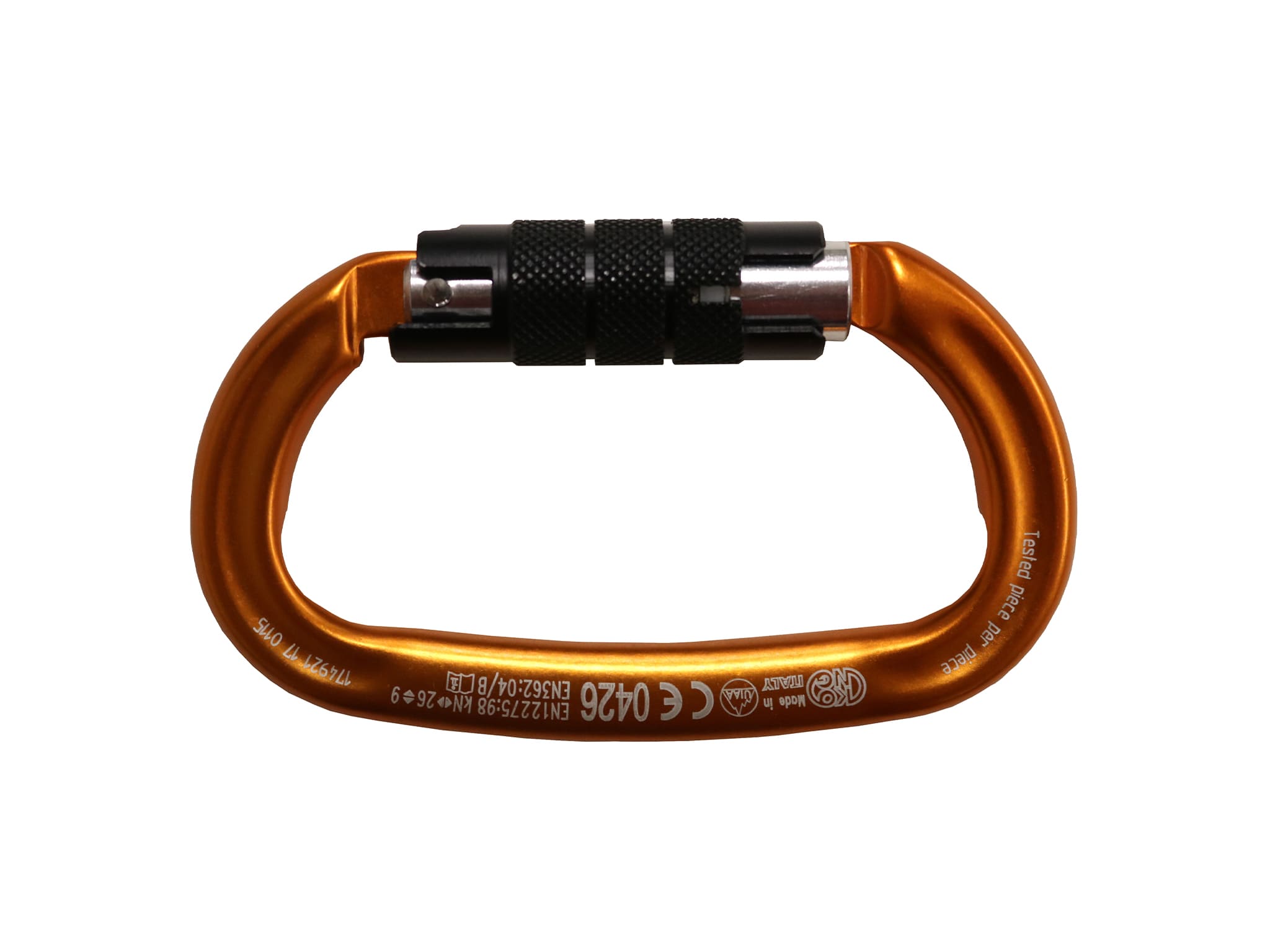 Moschettone Kong Carabiner Ovalone Twist-Lock