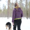 Racing Belt in action – Walking with the dog in the snow – Back view