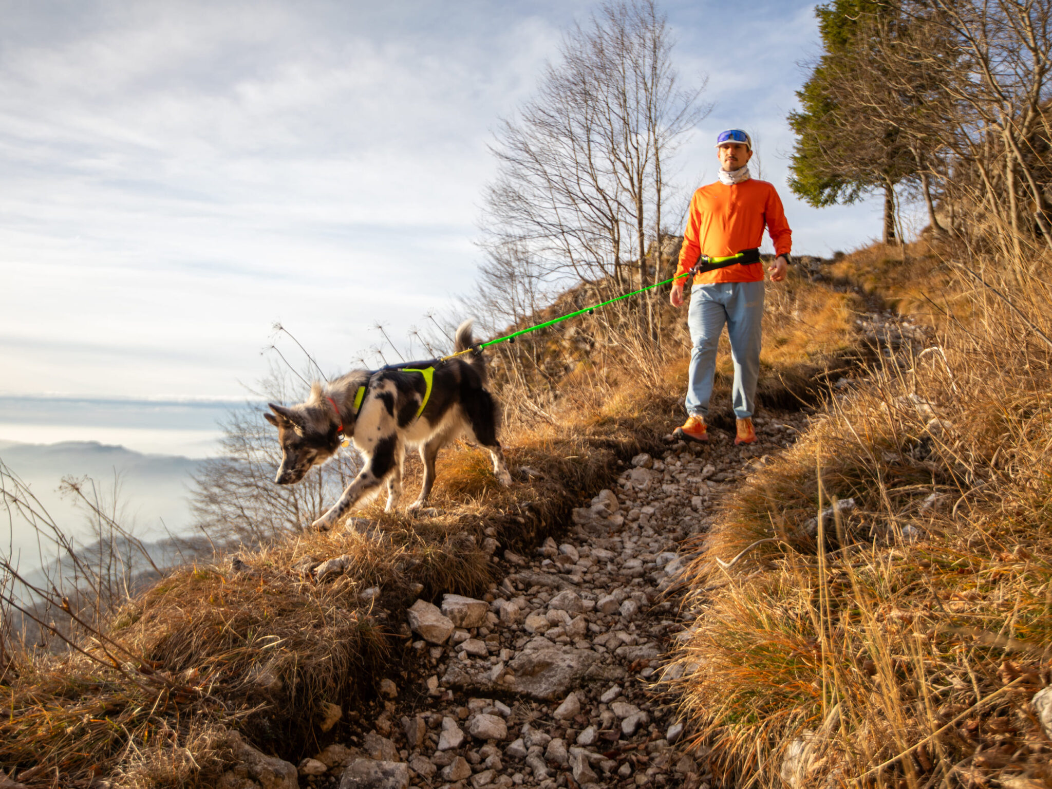 Enrico Merlo using our Trekking Kit
