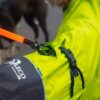 4 Season Dog Coat on dog – Carabiner detail